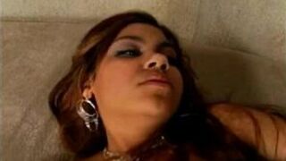 Cute Ebony Tatiana Brown DP Plugged - porn video