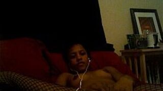 Ebony Young Black Masturbation - porn video