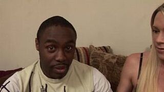 Shemale Karla Coxx interracial threesome - porn video