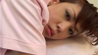 Horny Japanese nurse gives special treatment - porn video