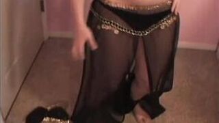 Topless Belly Dancer teen Kitty teasing - porn video