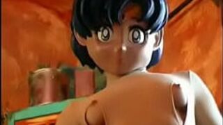 Sexy doll spreading her legs - porn video