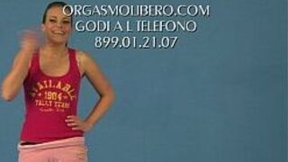 Sexy Italian pussy dances for you - porn video